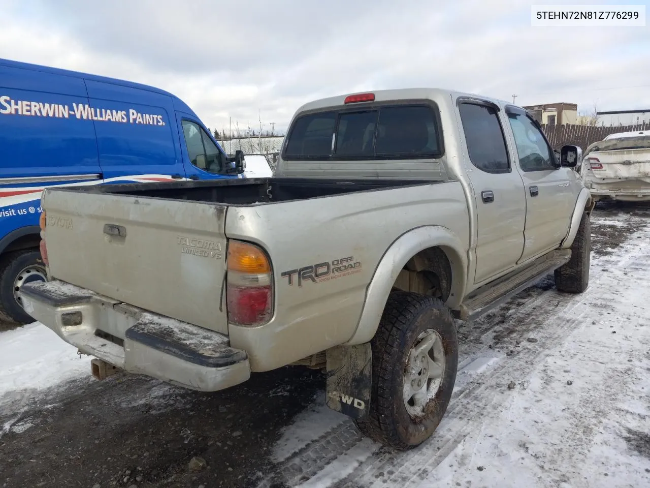 5TEHN72N81Z776299 2001 Toyota Tacoma Double Cab