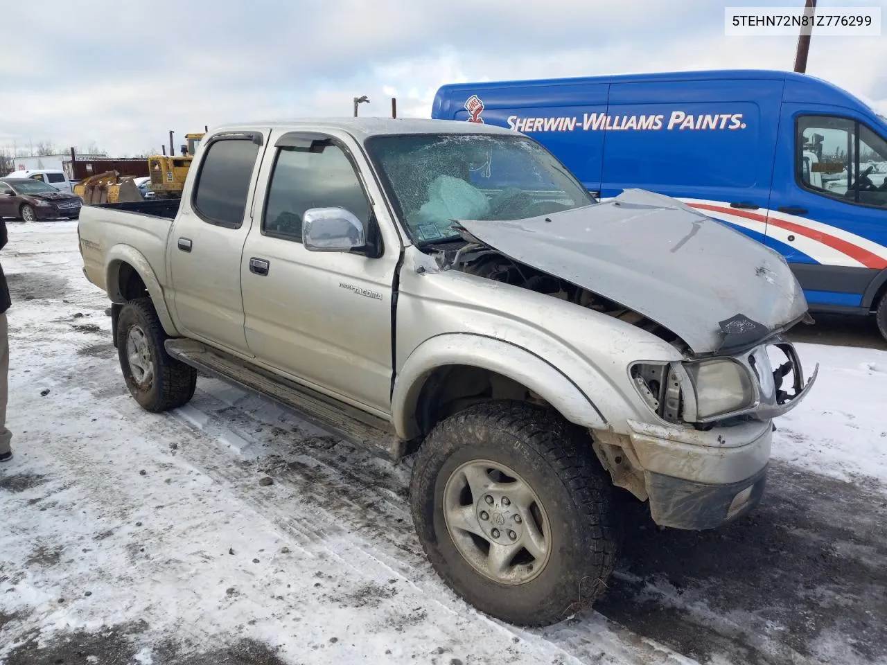 2001 Toyota Tacoma Double Cab VIN: 5TEHN72N81Z776299 Lot: 76637014