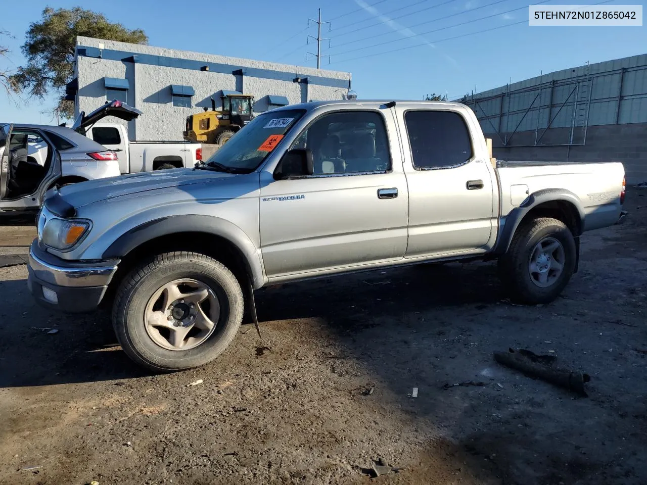 2001 Toyota Tacoma Double Cab VIN: 5TEHN72N01Z865042 Lot: 76746794