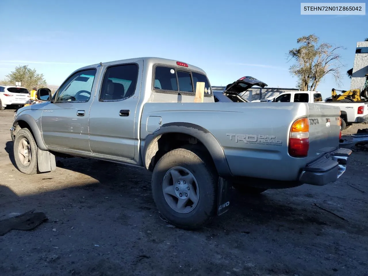 2001 Toyota Tacoma Double Cab VIN: 5TEHN72N01Z865042 Lot: 76746794