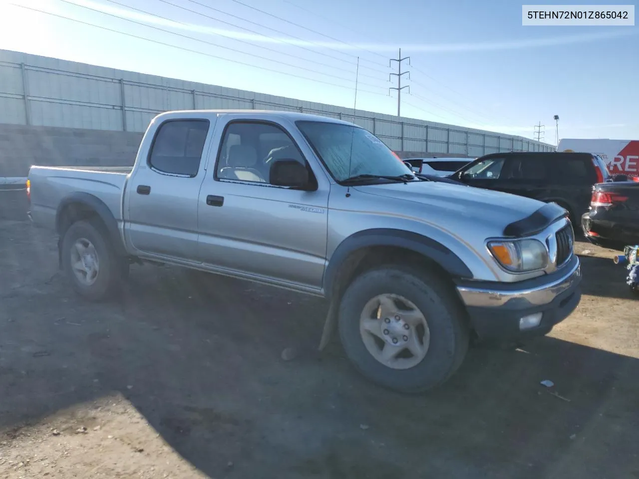 2001 Toyota Tacoma Double Cab VIN: 5TEHN72N01Z865042 Lot: 76746794