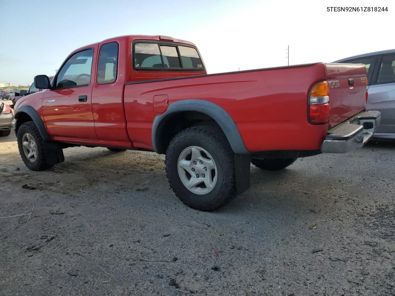 2001 Toyota Tacoma Xtracab Prerunner VIN: 5TESN92N61Z818244 Lot: 76752484