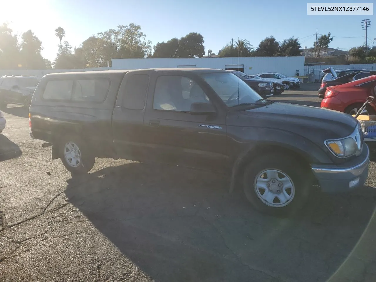 2001 Toyota Tacoma Xtracab VIN: 5TEVL52NX1Z877146 Lot: 76762834