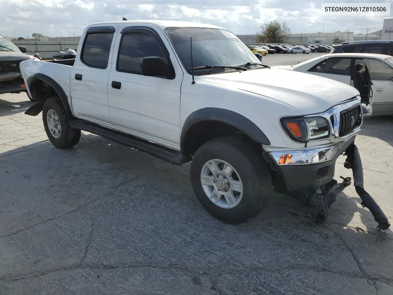 2001 Toyota Tacoma Double Cab Prerunner VIN: 5TEGN92N61Z810506 Lot: 77389854