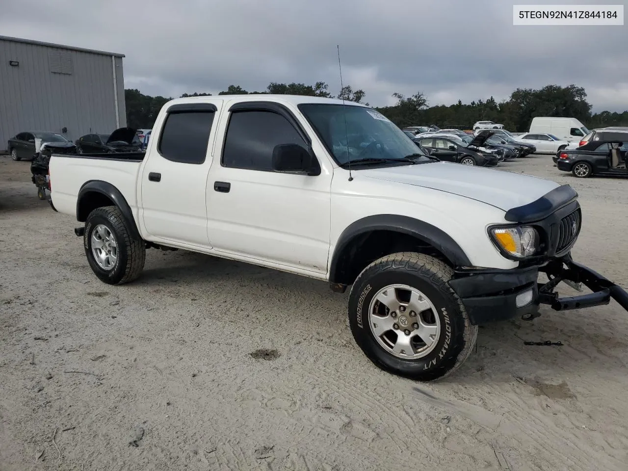 2001 Toyota Tacoma Double Cab Prerunner VIN: 5TEGN92N41Z844184 Lot: 77551244