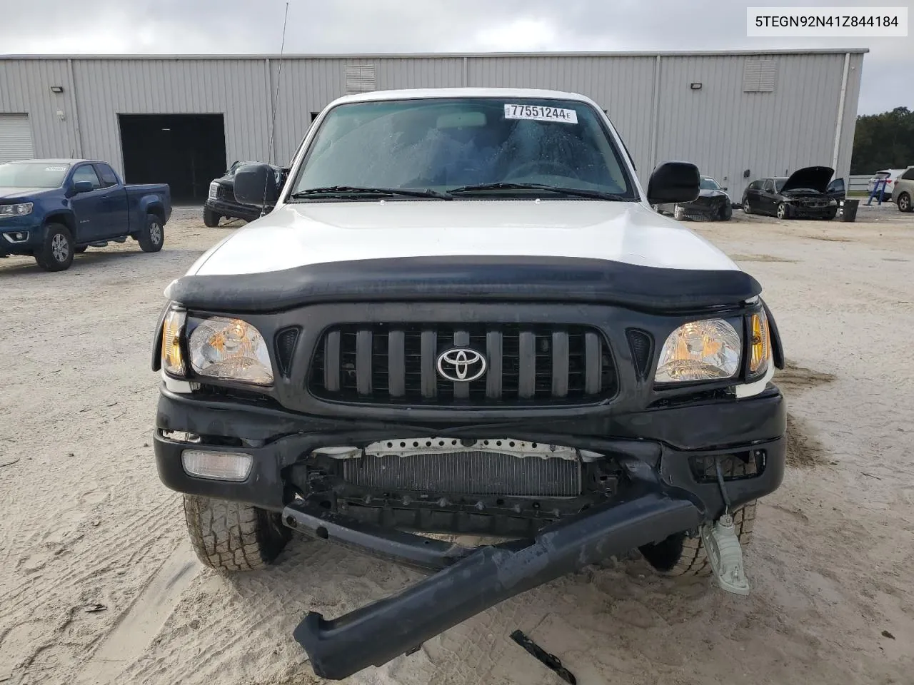 2001 Toyota Tacoma Double Cab Prerunner VIN: 5TEGN92N41Z844184 Lot: 77551244