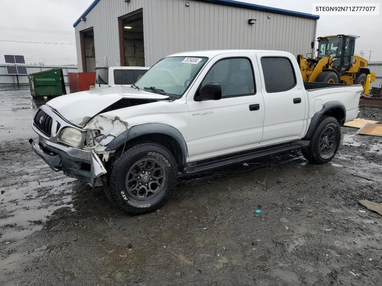 2001 Toyota Tacoma Double Cab Prerunner VIN: 5TEGN92N71Z777077 Lot: 78734534