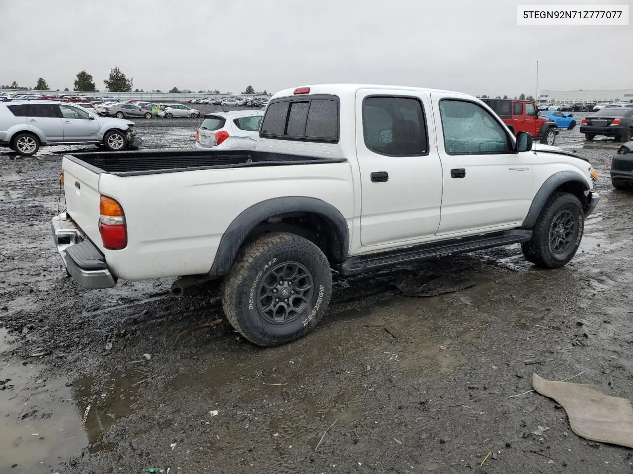 2001 Toyota Tacoma Double Cab Prerunner VIN: 5TEGN92N71Z777077 Lot: 78734534