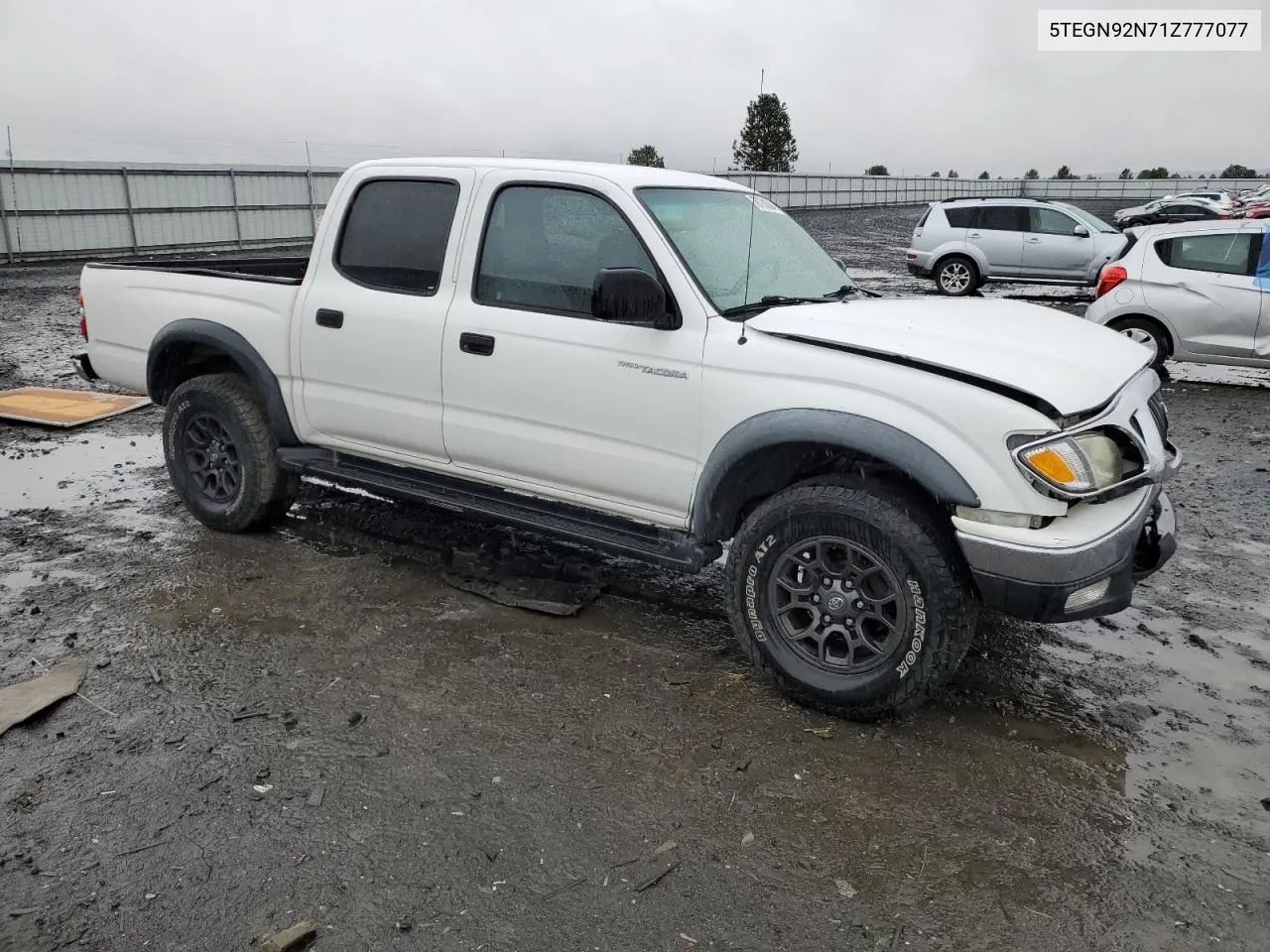 2001 Toyota Tacoma Double Cab Prerunner VIN: 5TEGN92N71Z777077 Lot: 78734534