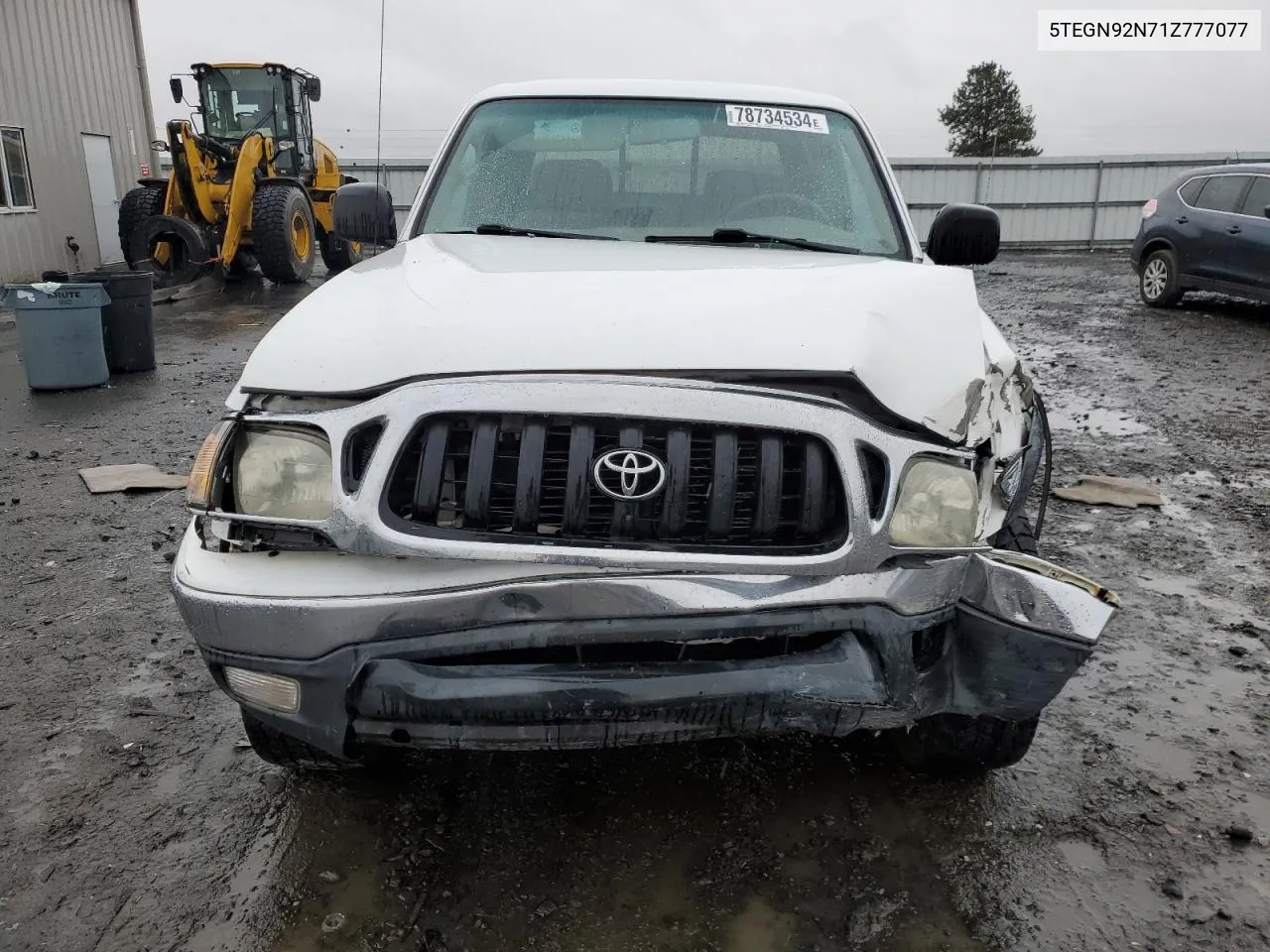 2001 Toyota Tacoma Double Cab Prerunner VIN: 5TEGN92N71Z777077 Lot: 78734534