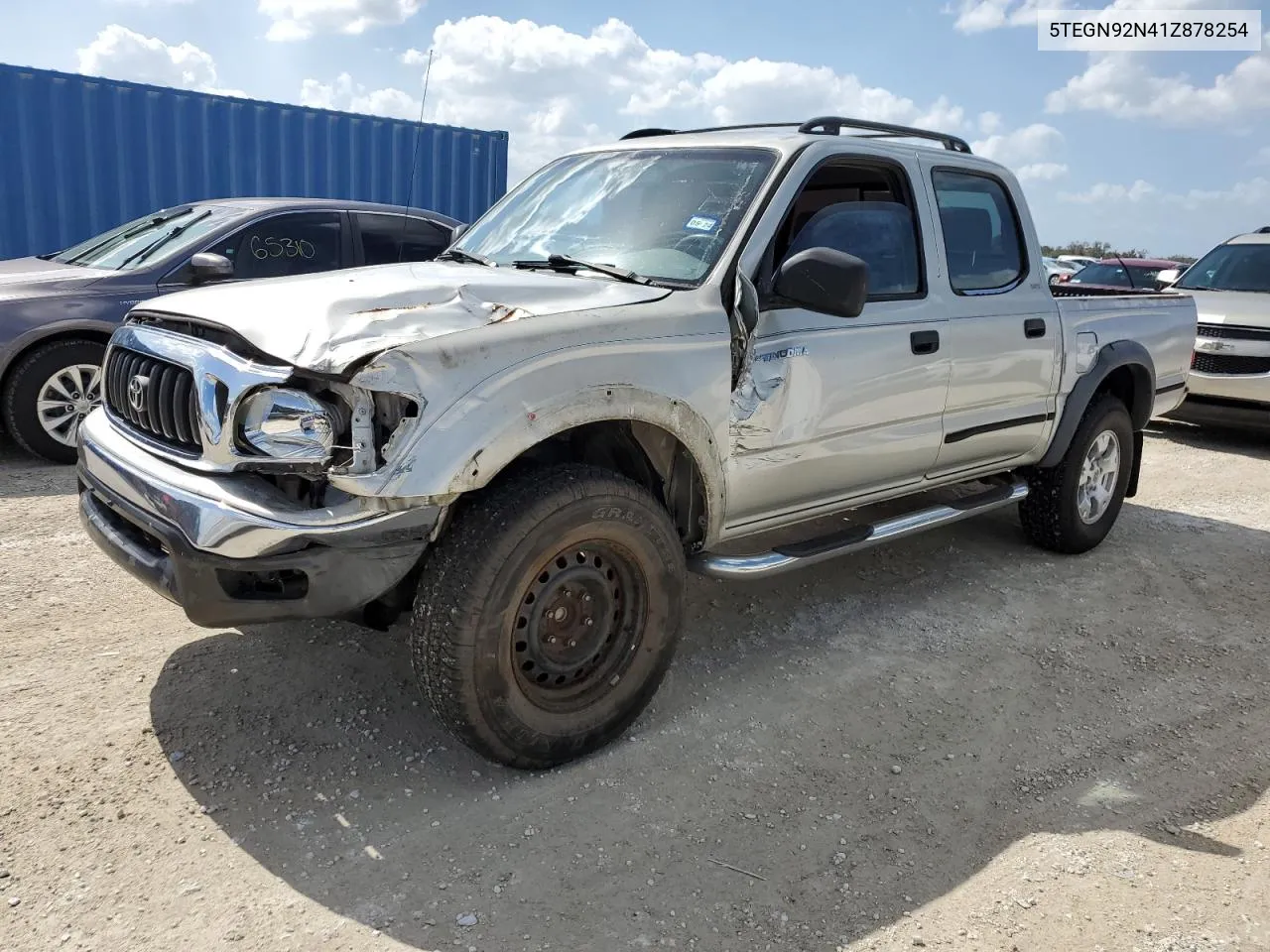 2001 Toyota Tacoma Double Cab Prerunner VIN: 5TEGN92N41Z878254 Lot: 78954874