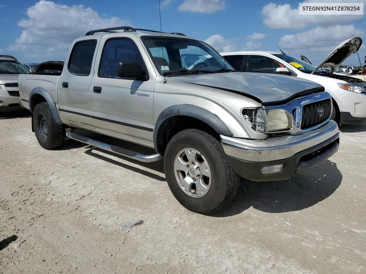 2001 Toyota Tacoma Double Cab Prerunner VIN: 5TEGN92N41Z878254 Lot: 78954874