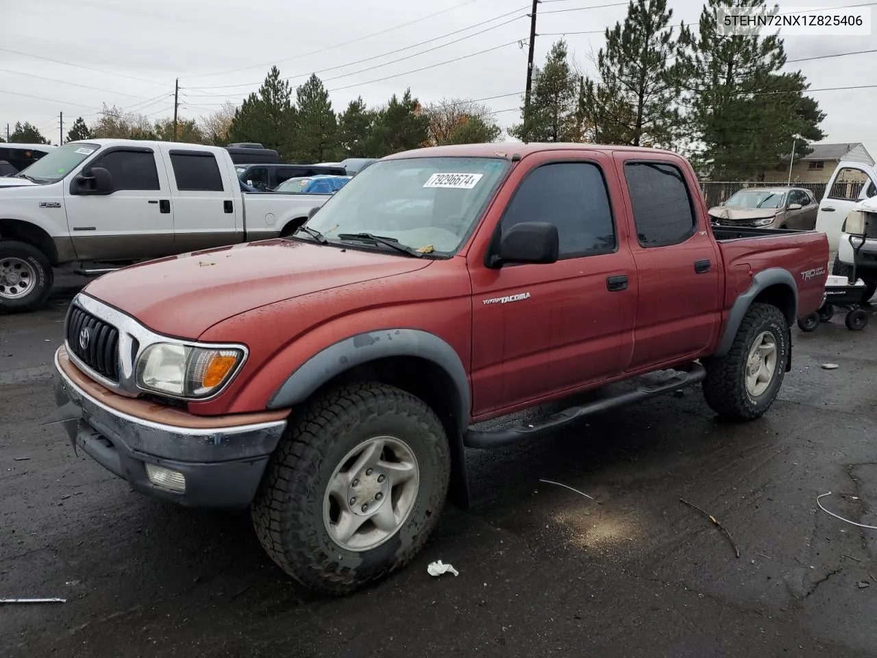 2001 Toyota Tacoma Double Cab VIN: 5TEHN72NX1Z825406 Lot: 79296674