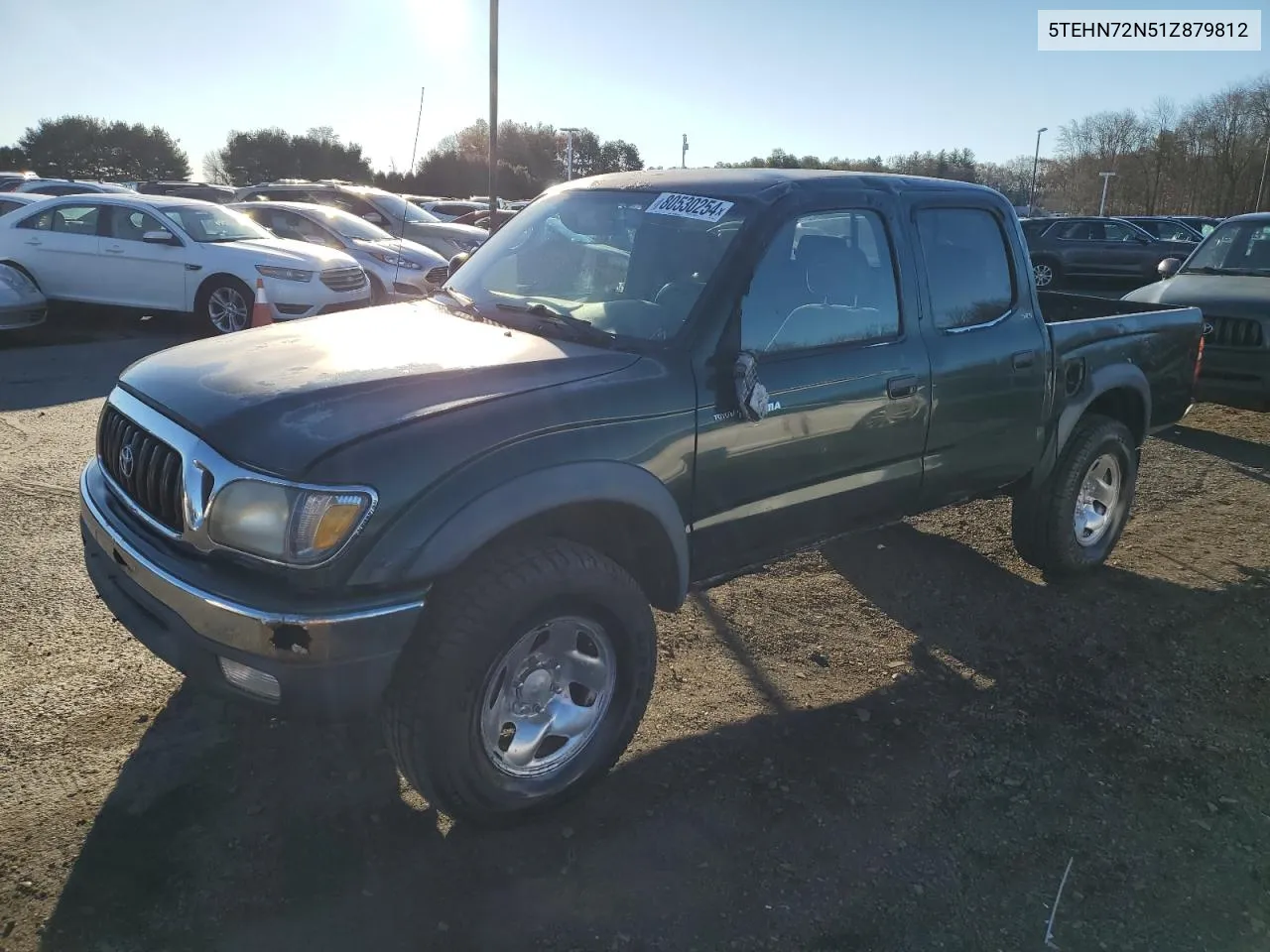 2001 Toyota Tacoma Double Cab VIN: 5TEHN72N51Z879812 Lot: 80530254