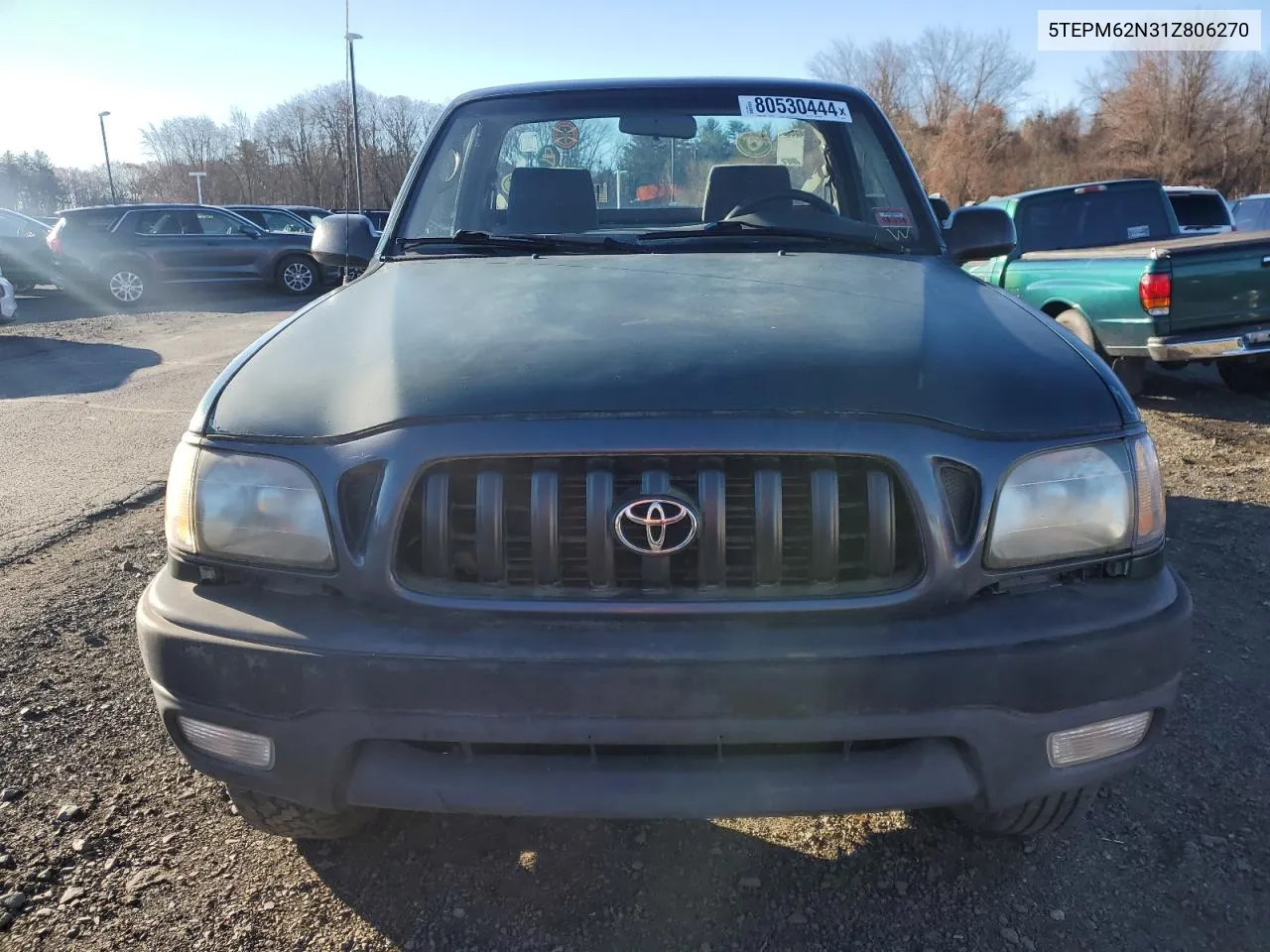 2001 Toyota Tacoma VIN: 5TEPM62N31Z806270 Lot: 80530444