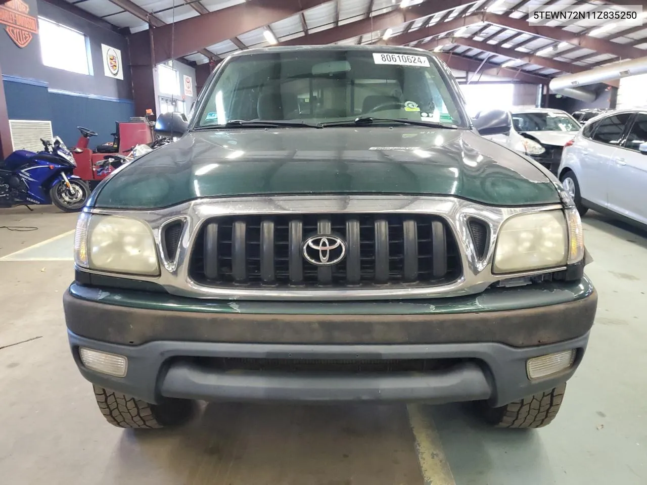 2001 Toyota Tacoma Xtracab VIN: 5TEWN72N11Z835250 Lot: 80610624