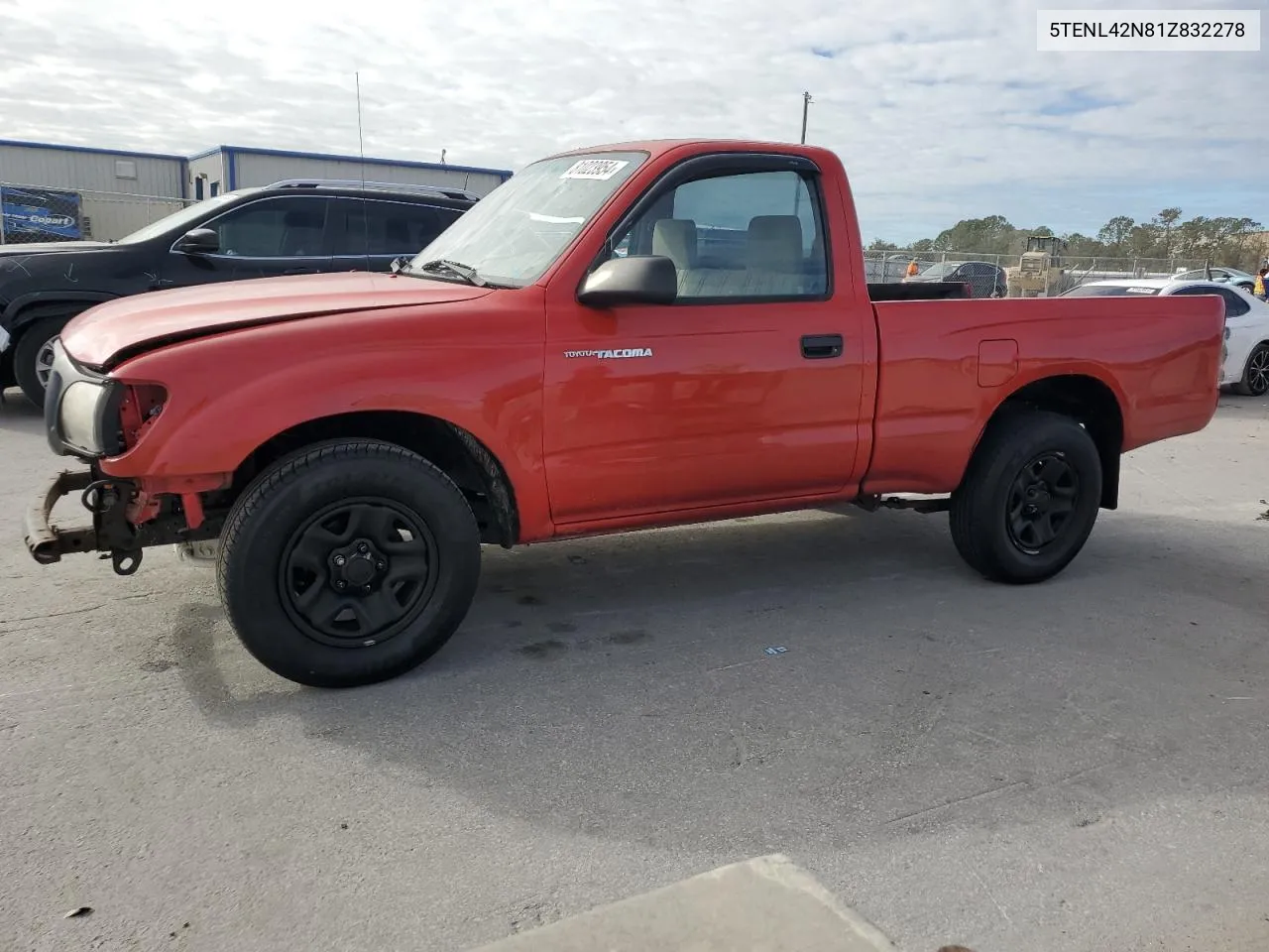 2001 Toyota Tacoma VIN: 5TENL42N81Z832278 Lot: 81023954