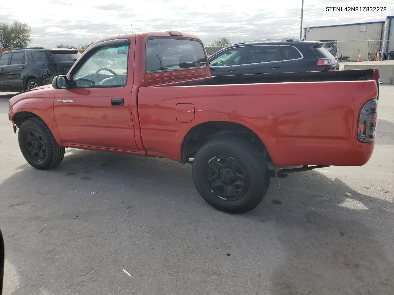 2001 Toyota Tacoma VIN: 5TENL42N81Z832278 Lot: 81023954