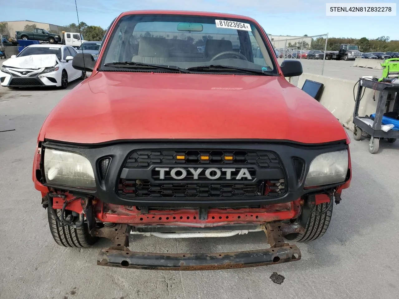 2001 Toyota Tacoma VIN: 5TENL42N81Z832278 Lot: 81023954