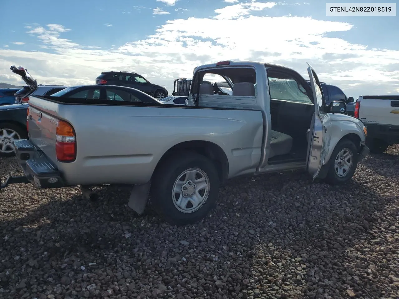 2002 Toyota Tacoma VIN: 5TENL42N82Z018519 Lot: 41120614