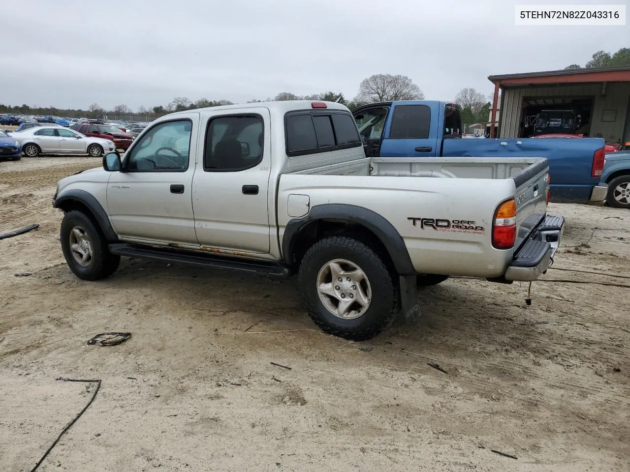 2002 Toyota Tacoma Double Cab VIN: 5TEHN72N82Z043316 Lot: 47756634