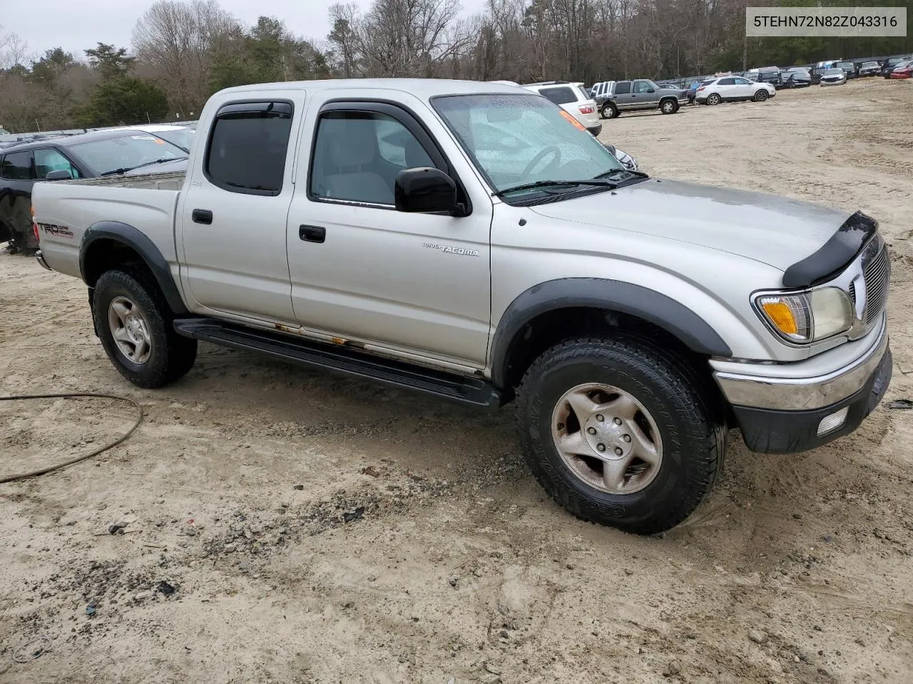 2002 Toyota Tacoma Double Cab VIN: 5TEHN72N82Z043316 Lot: 47756634