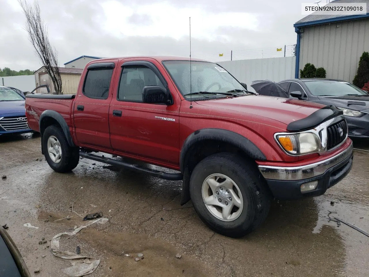 2002 Toyota Tacoma Double Cab Prerunner VIN: 5TEGN92N32Z109018 Lot: 53875444