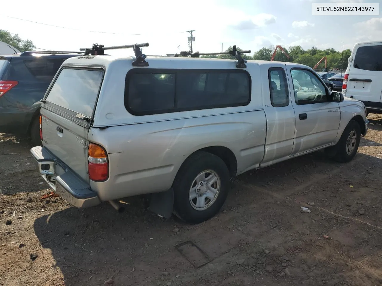 2002 Toyota Tacoma Xtracab VIN: 5TEVL52N82Z143977 Lot: 59671484