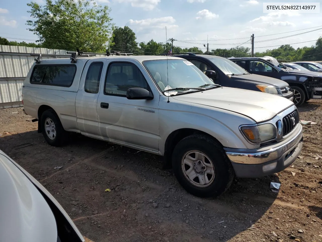 2002 Toyota Tacoma Xtracab VIN: 5TEVL52N82Z143977 Lot: 59671484