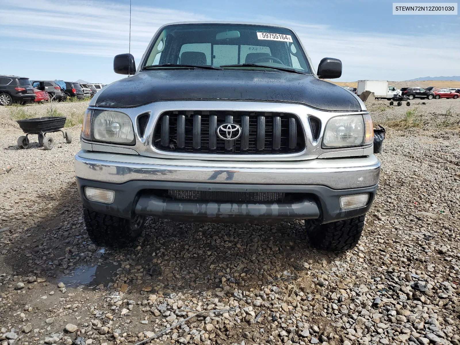 2002 Toyota Tacoma Xtracab VIN: 5TEWN72N12Z001030 Lot: 59755164