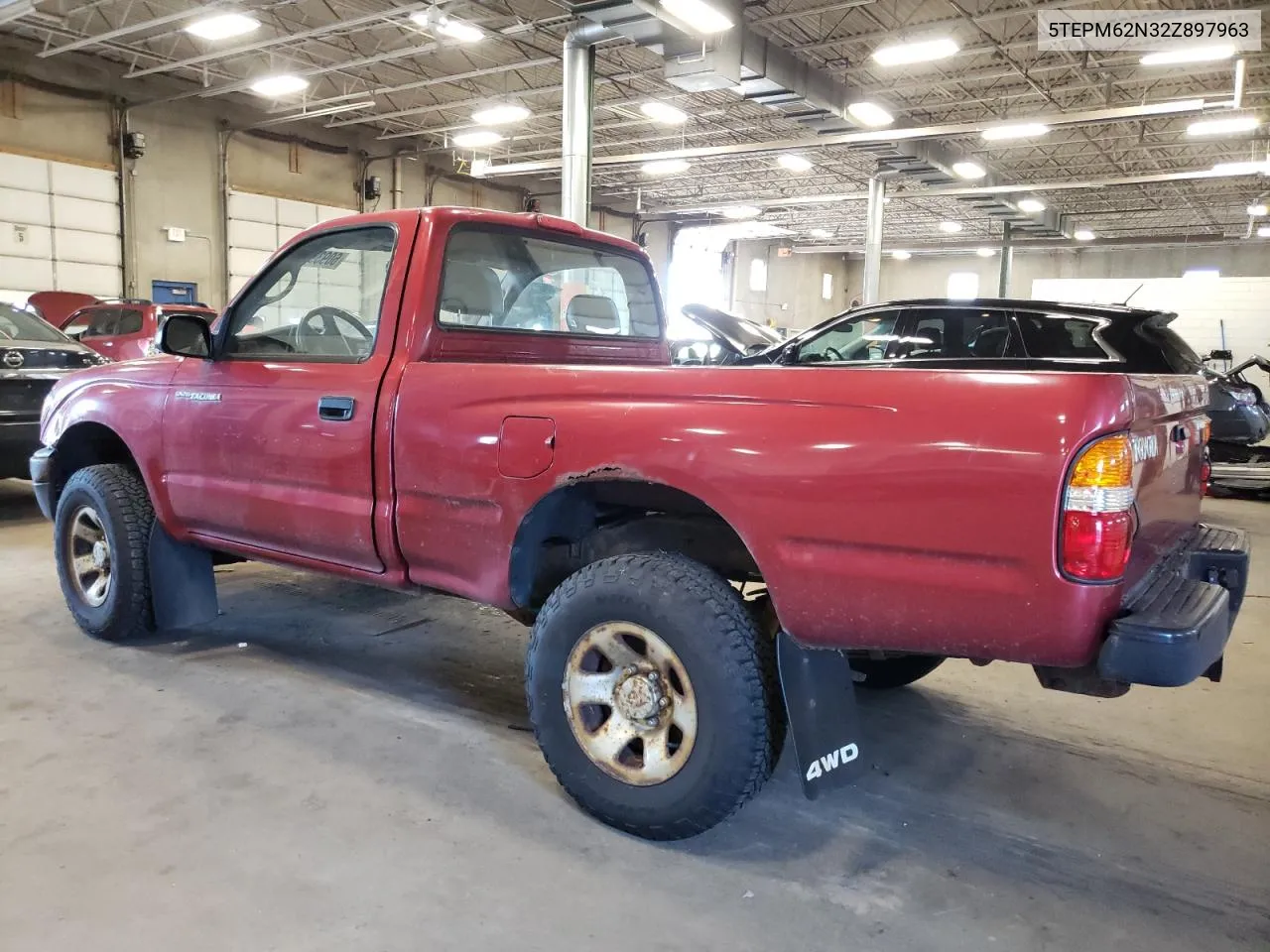 2002 Toyota Tacoma VIN: 5TEPM62N32Z897963 Lot: 60939754