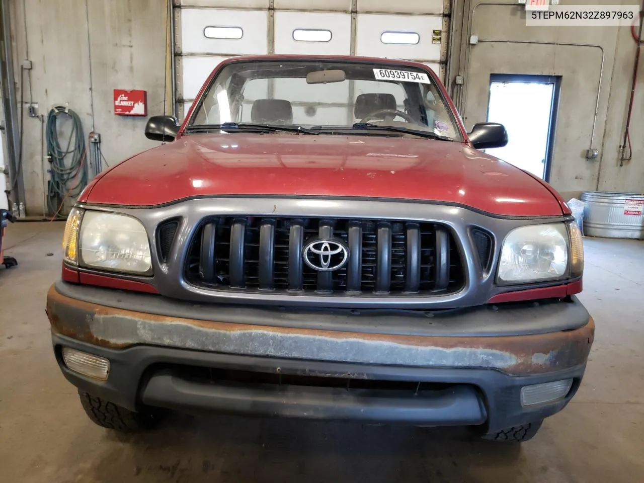 2002 Toyota Tacoma VIN: 5TEPM62N32Z897963 Lot: 60939754