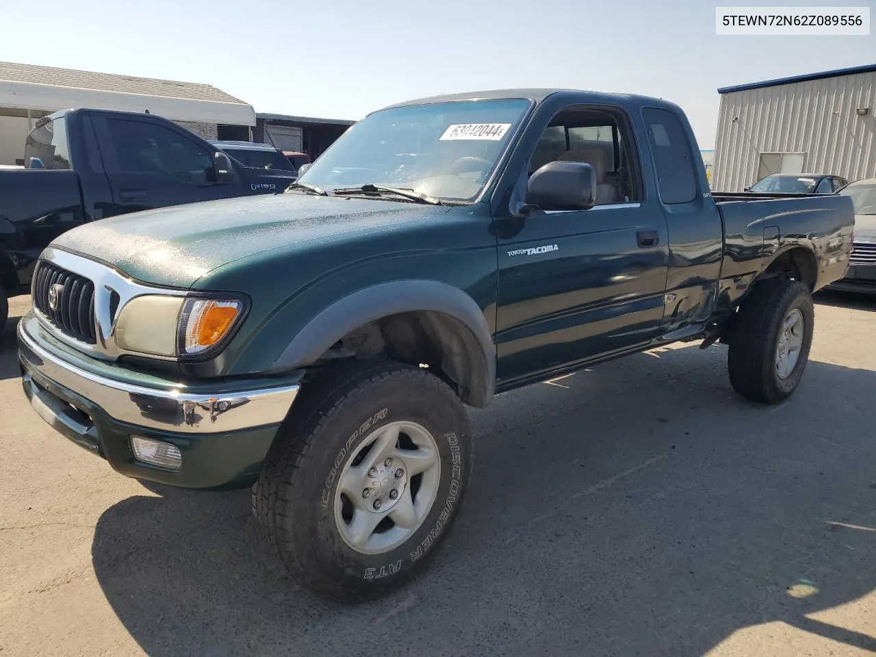 2002 Toyota Tacoma Xtracab VIN: 5TEWN72N62Z089556 Lot: 63042044