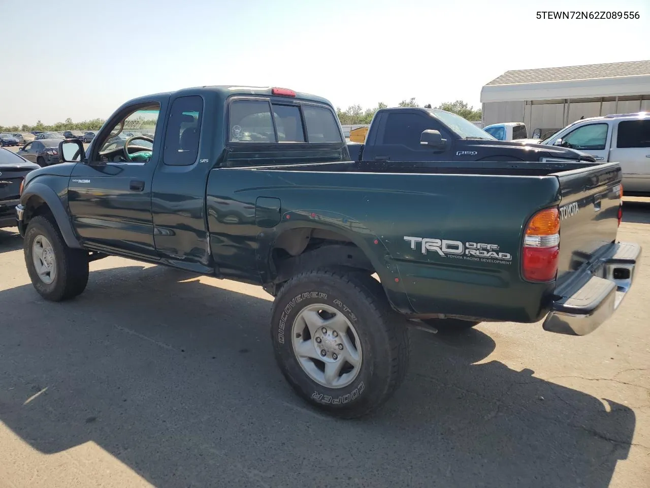 2002 Toyota Tacoma Xtracab VIN: 5TEWN72N62Z089556 Lot: 63042044