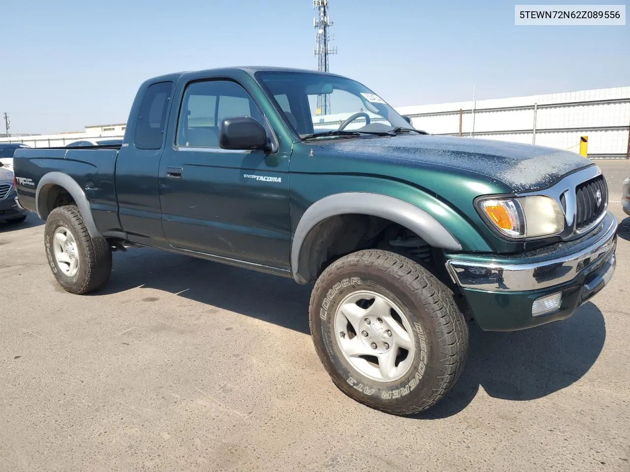 2002 Toyota Tacoma Xtracab VIN: 5TEWN72N62Z089556 Lot: 63042044