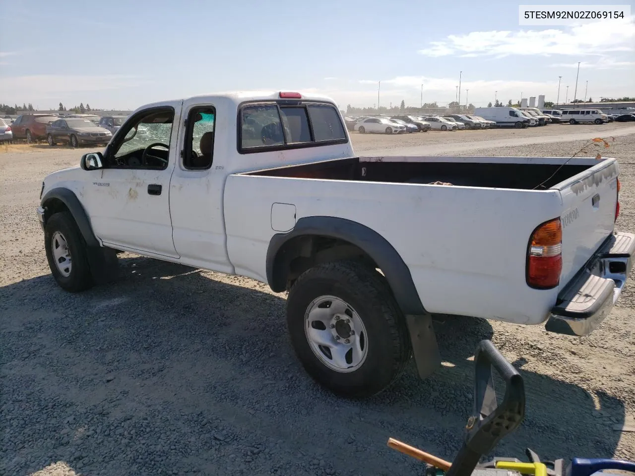 2002 Toyota Tacoma Xtracab Prerunner VIN: 5TESM92N02Z069154 Lot: 65377244