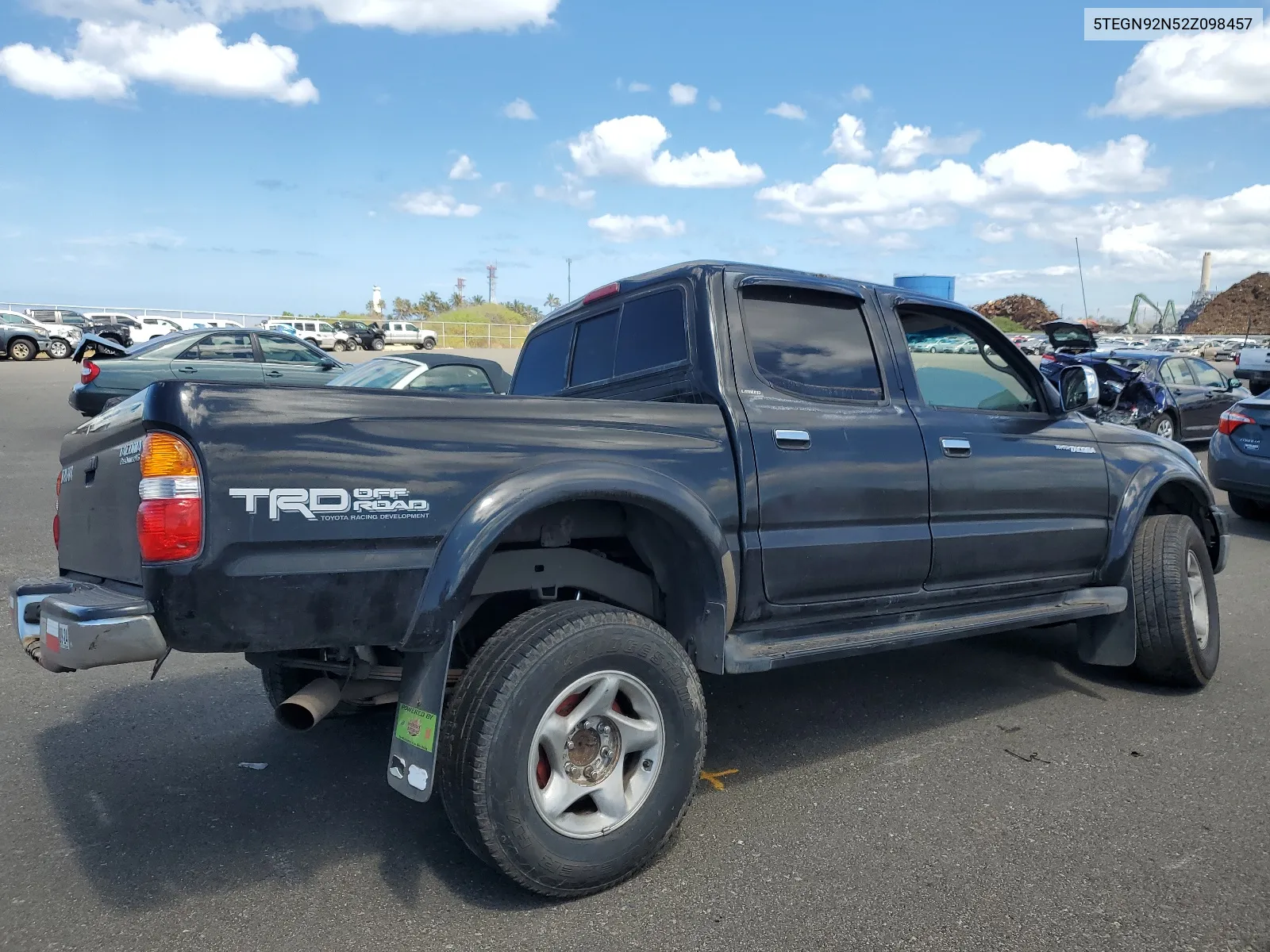 2002 Toyota Tacoma Double Cab Prerunner VIN: 5TEGN92N52Z098457 Lot: 65687904