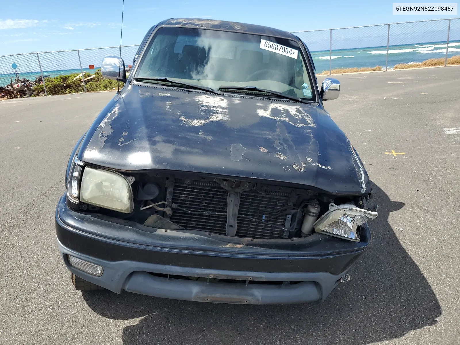 2002 Toyota Tacoma Double Cab Prerunner VIN: 5TEGN92N52Z098457 Lot: 65687904