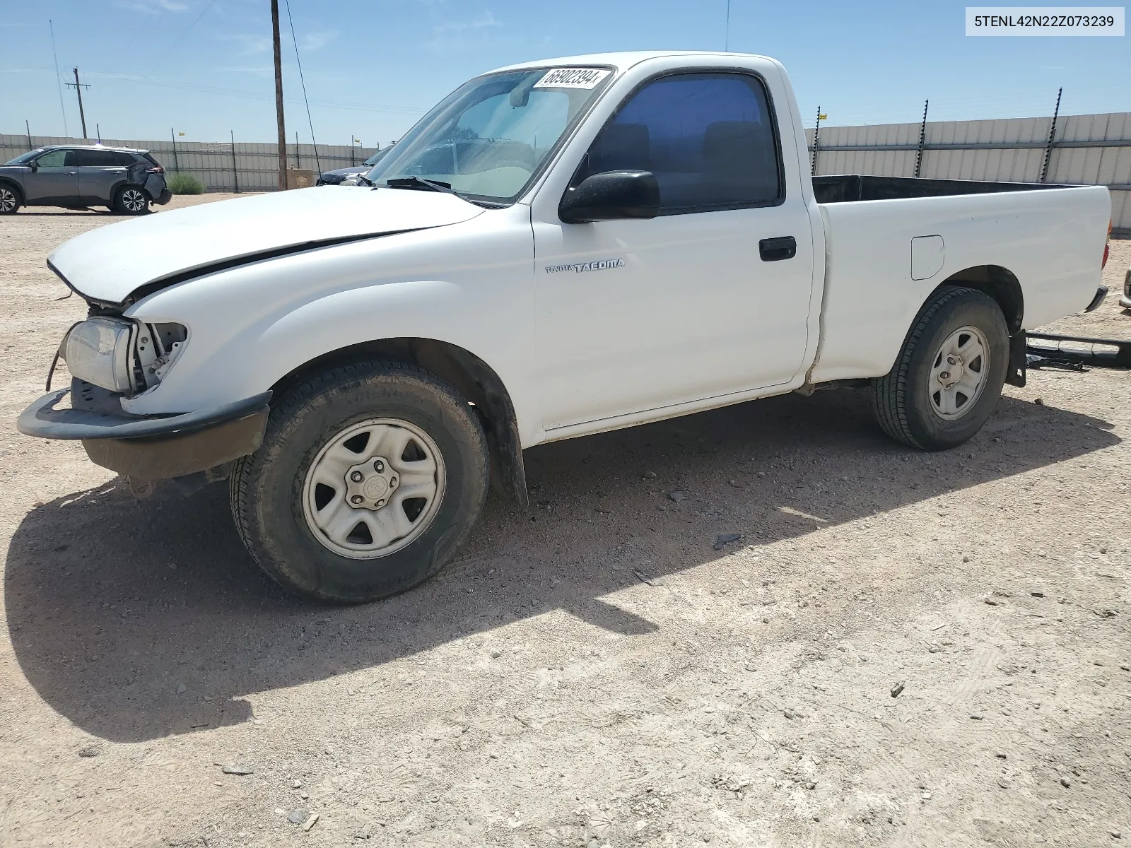 2002 Toyota Tacoma VIN: 5TENL42N22Z073239 Lot: 66902394