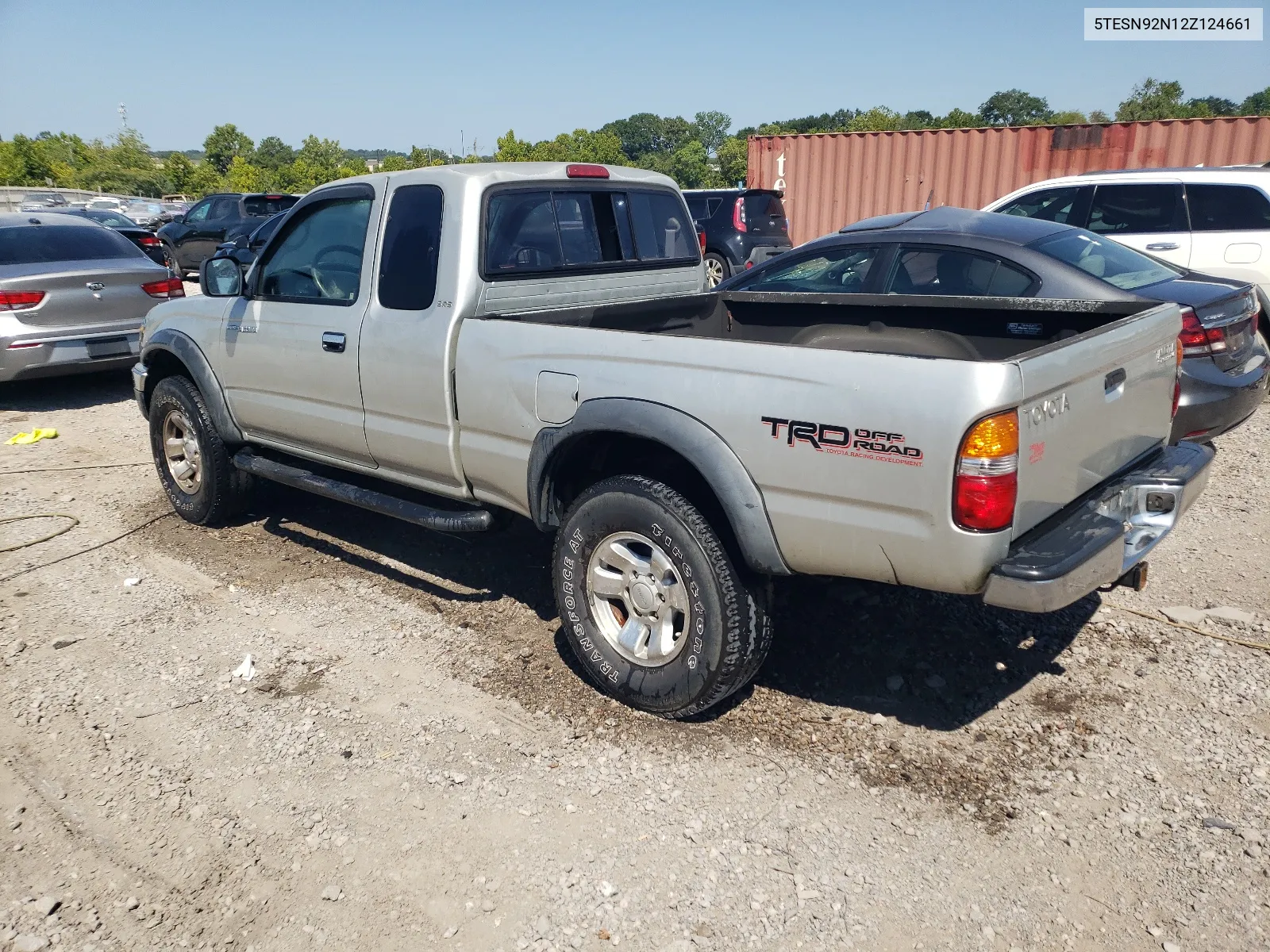 2002 Toyota Tacoma Xtracab Prerunner VIN: 5TESN92N12Z124661 Lot: 67070274