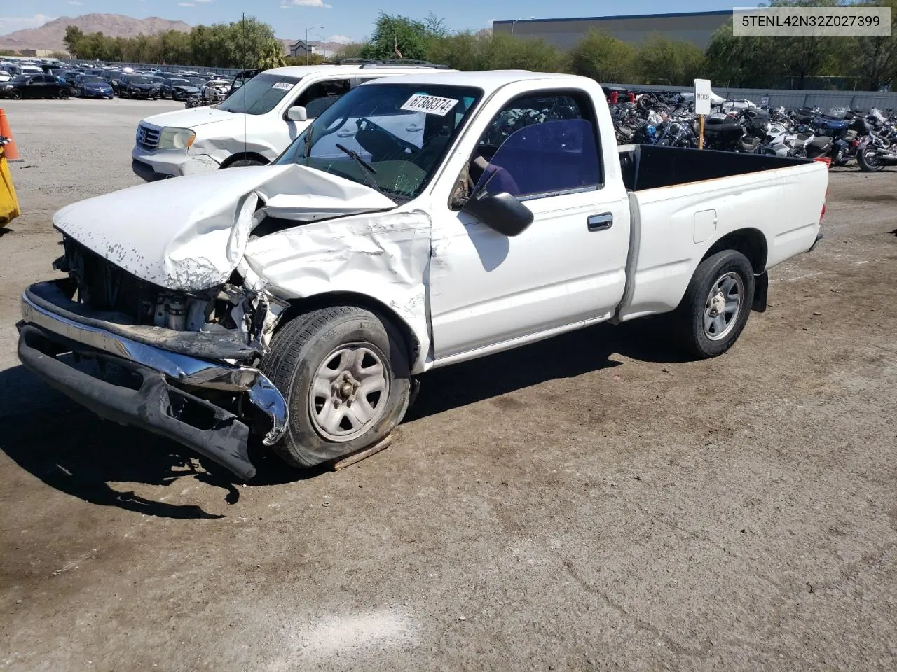 2002 Toyota Tacoma VIN: 5TENL42N32Z027399 Lot: 67368374