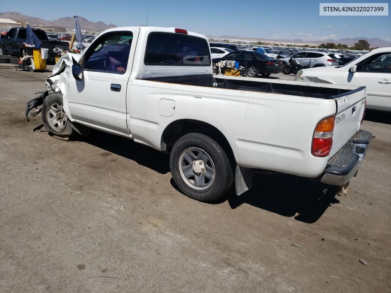 2002 Toyota Tacoma VIN: 5TENL42N32Z027399 Lot: 67368374