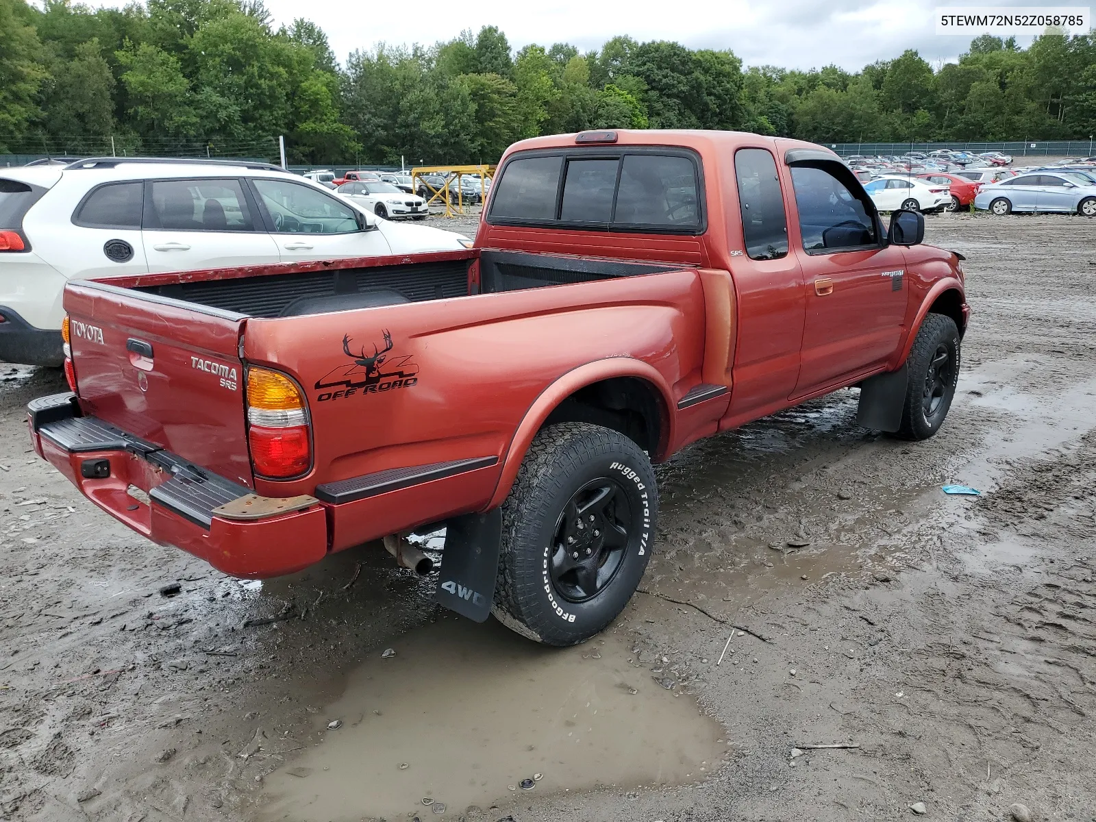 2002 Toyota Tacoma Xtracab VIN: 5TEWM72N52Z058785 Lot: 67536764