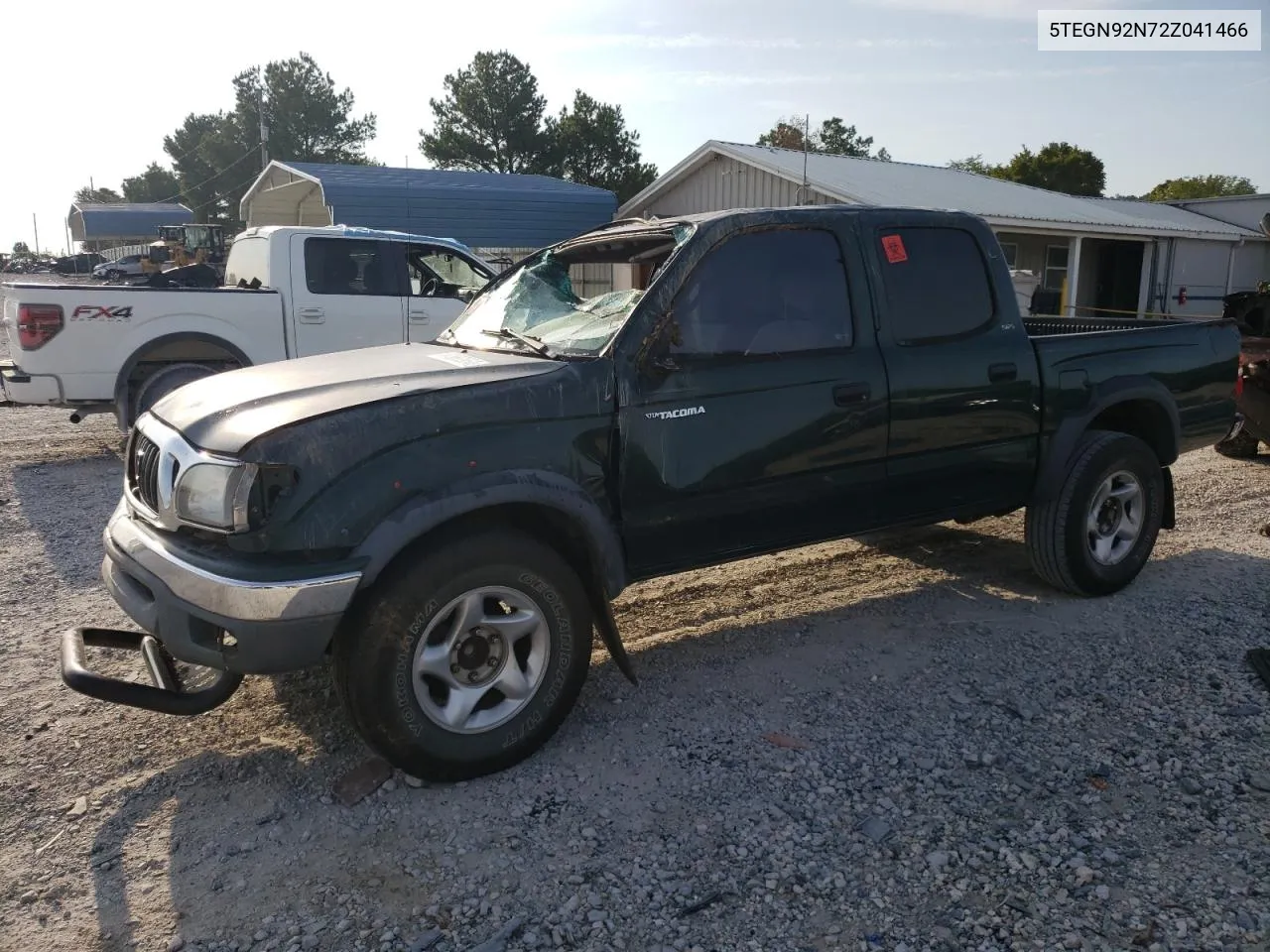 2002 Toyota Tacoma Double Cab Prerunner VIN: 5TEGN92N72Z041466 Lot: 67887554