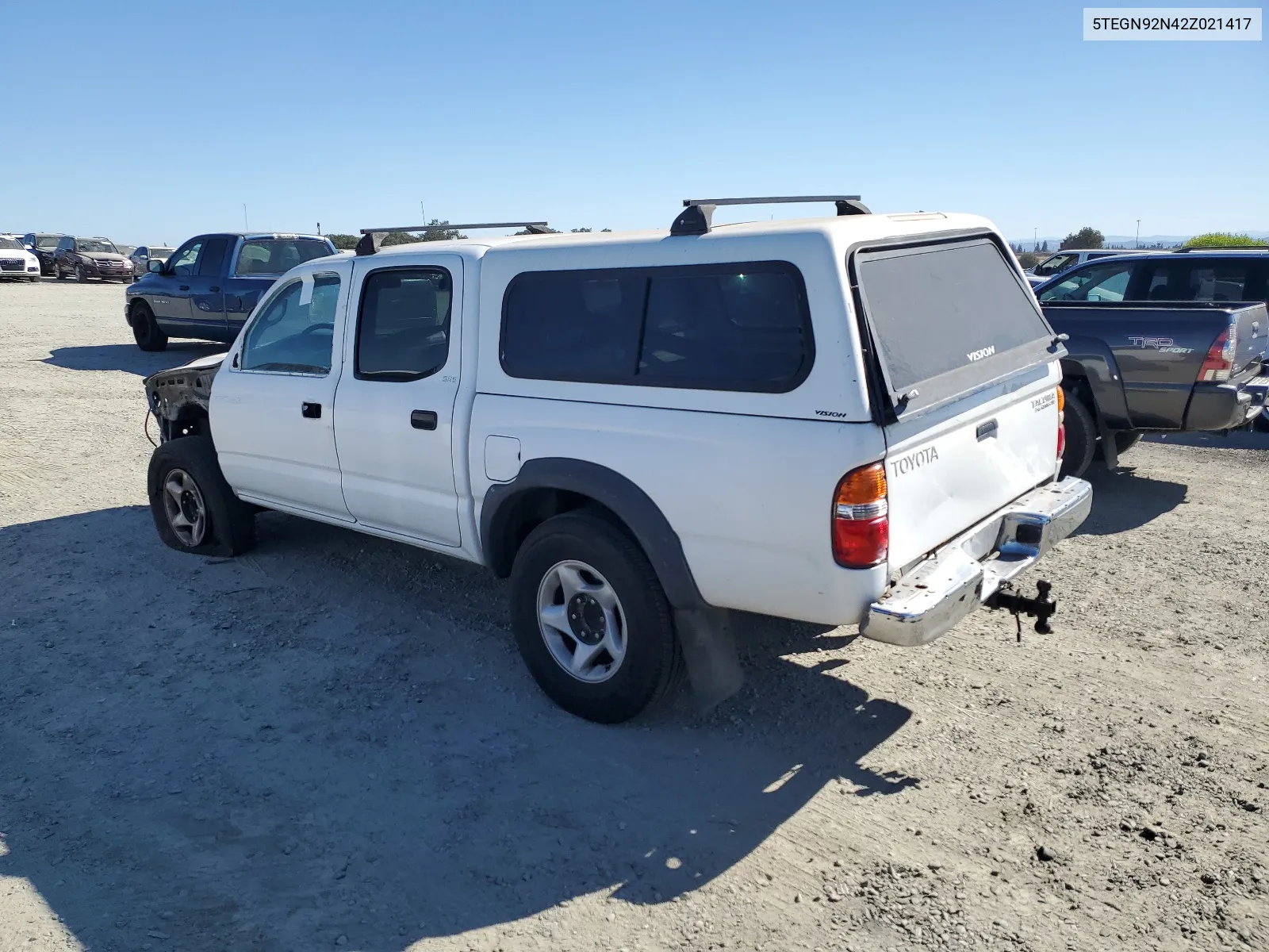 2002 Toyota Tacoma Double Cab Prerunner VIN: 5TEGN92N42Z021417 Lot: 68036034