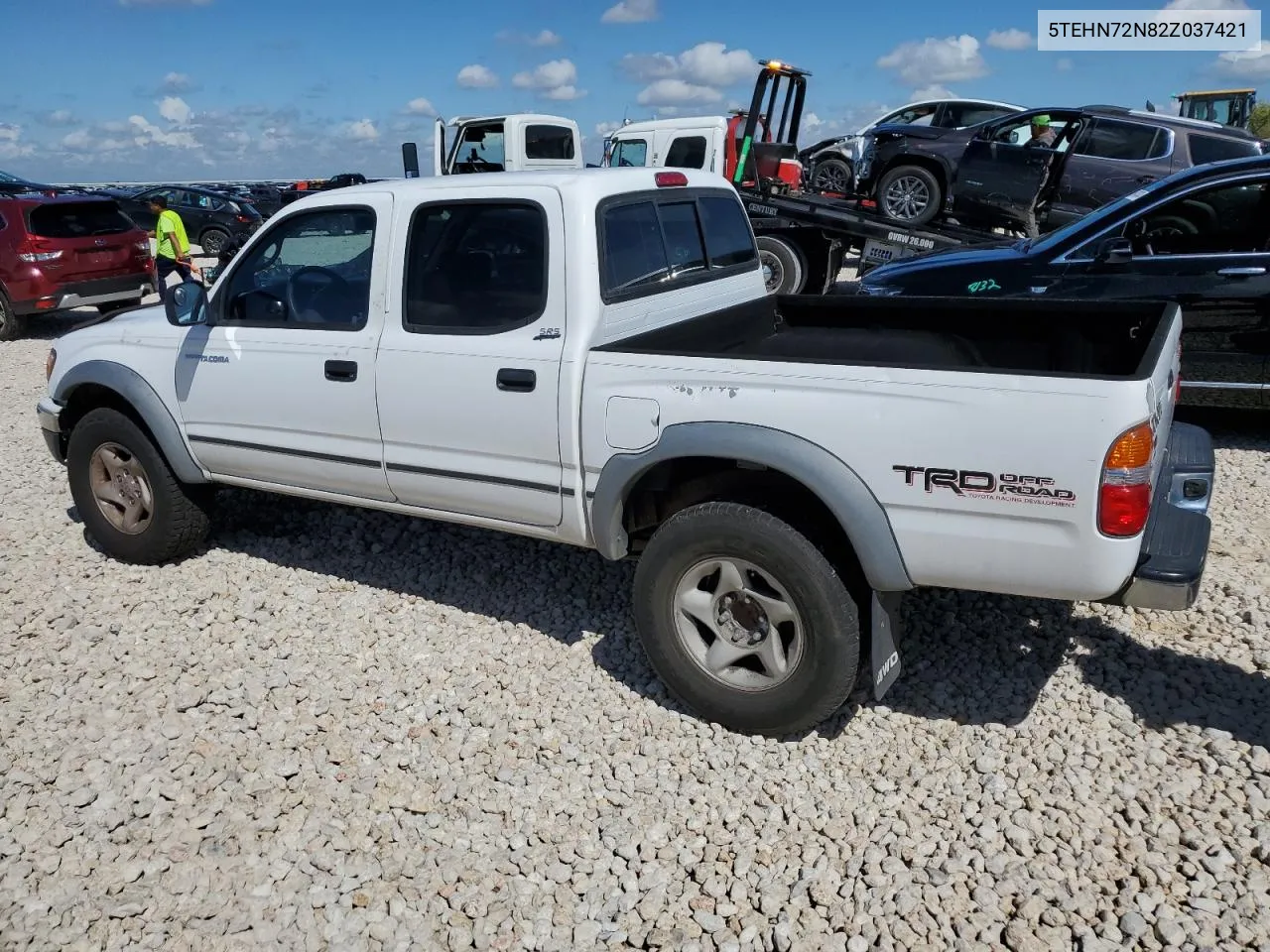 2002 Toyota Tacoma Double Cab VIN: 5TEHN72N82Z037421 Lot: 69106254