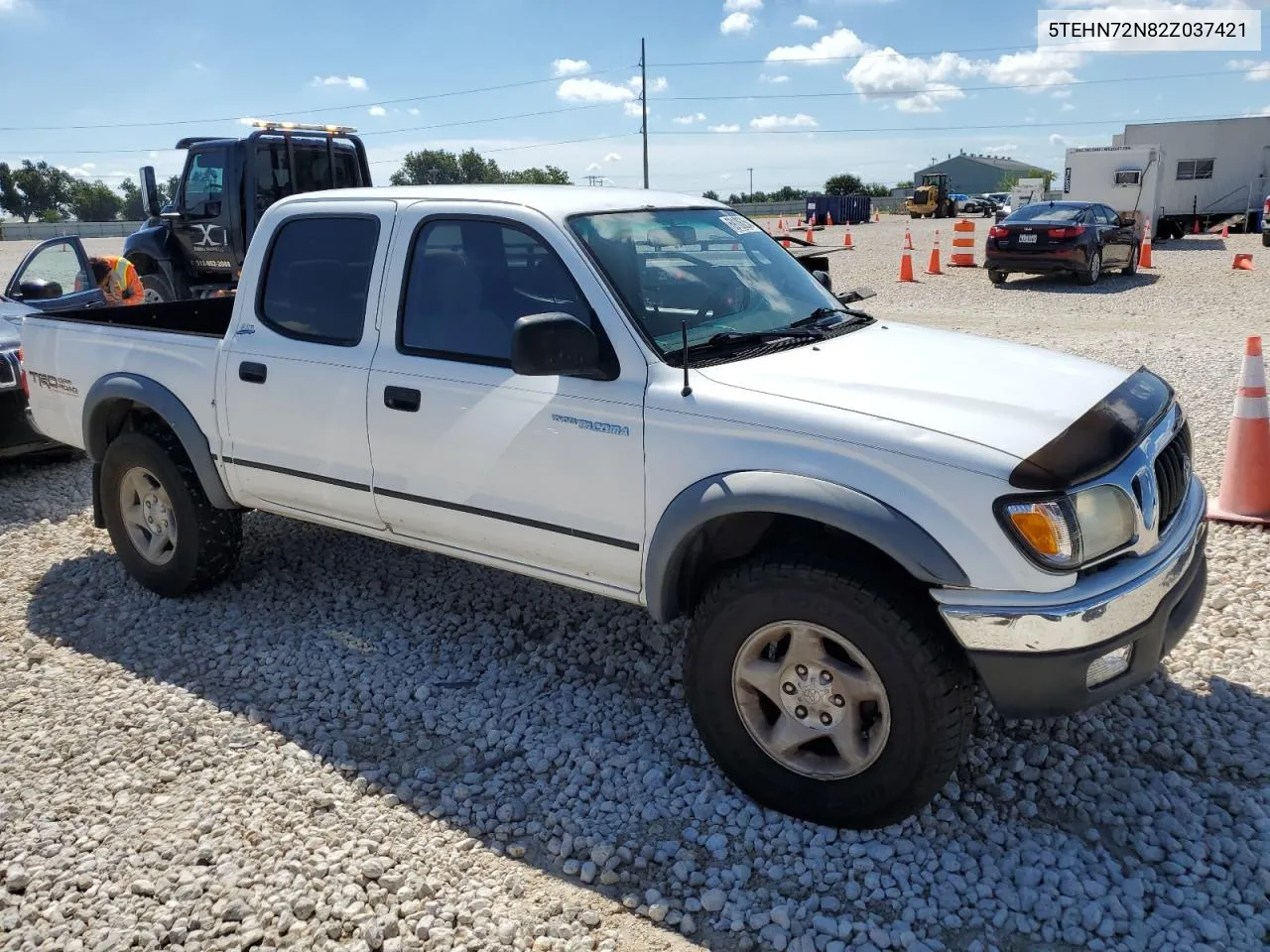 2002 Toyota Tacoma Double Cab VIN: 5TEHN72N82Z037421 Lot: 69106254