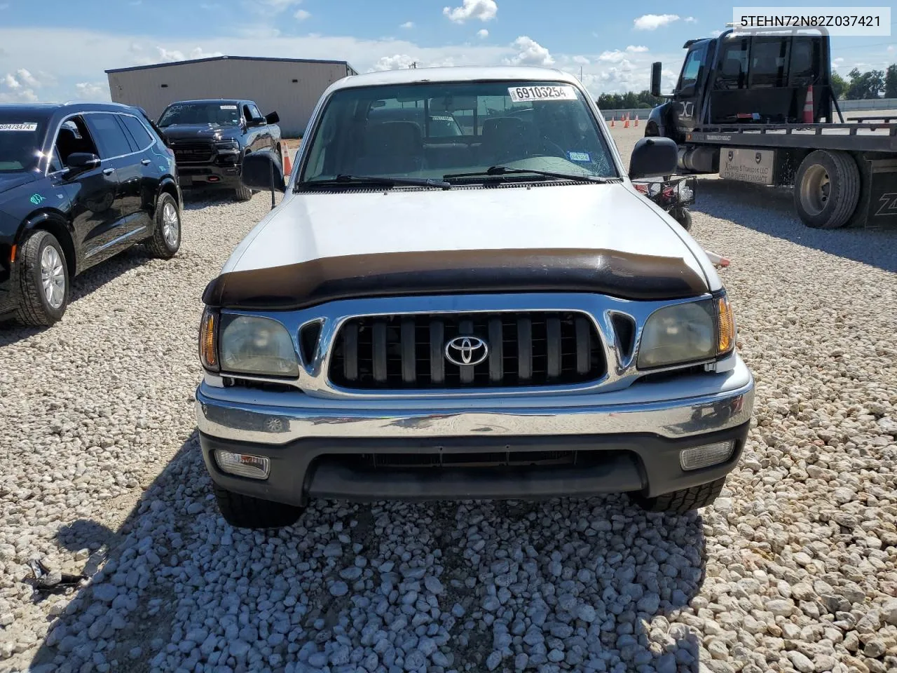 2002 Toyota Tacoma Double Cab VIN: 5TEHN72N82Z037421 Lot: 69106254