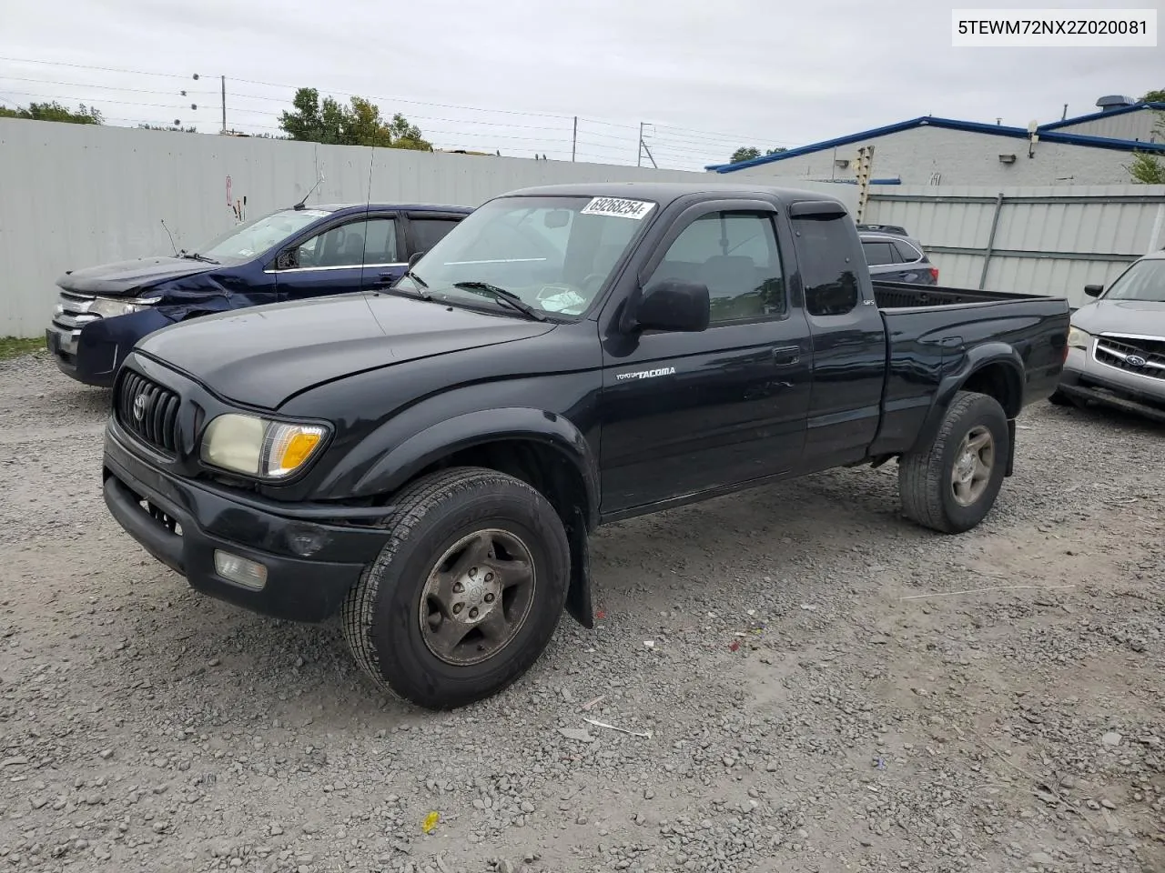 2002 Toyota Tacoma Xtracab VIN: 5TEWM72NX2Z020081 Lot: 69268254