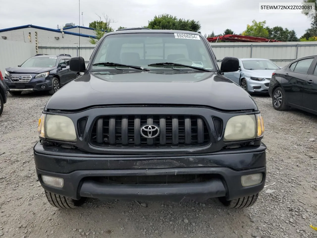 2002 Toyota Tacoma Xtracab VIN: 5TEWM72NX2Z020081 Lot: 69268254